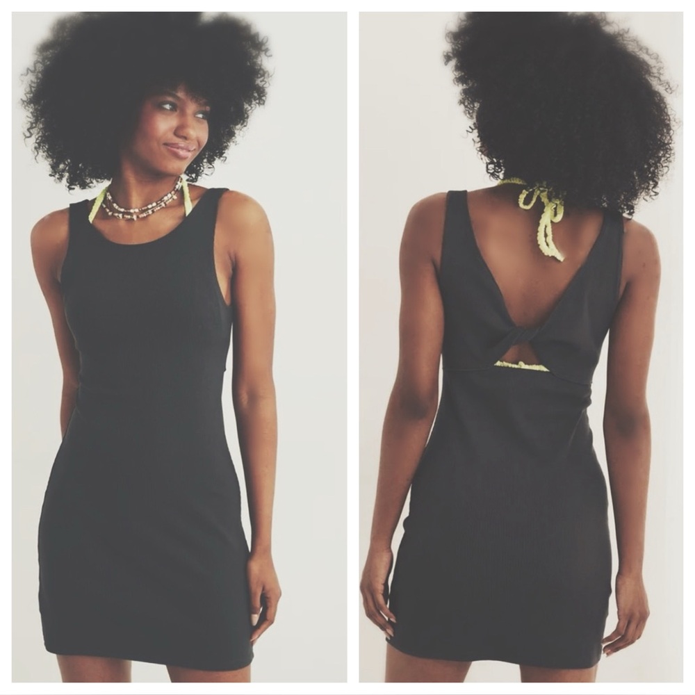 Aerie Reversible Ribbed Mini Dress | Charcoal
Size: XL NWT